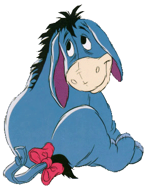 Eeyore does like to smile after all.